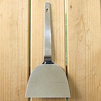 Vista 2 de Nagao Tsubamesanjo Okonomiyaki - Espátula de acero inoxidable de 4.7 in de ancho, fabricada en Japón