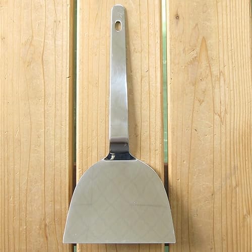 Miniatura 2 de Nagao Tsubamesanjo Okonomiyaki - Espátula de acero inoxidable de 4.7 in de ancho, fabricada en Japón