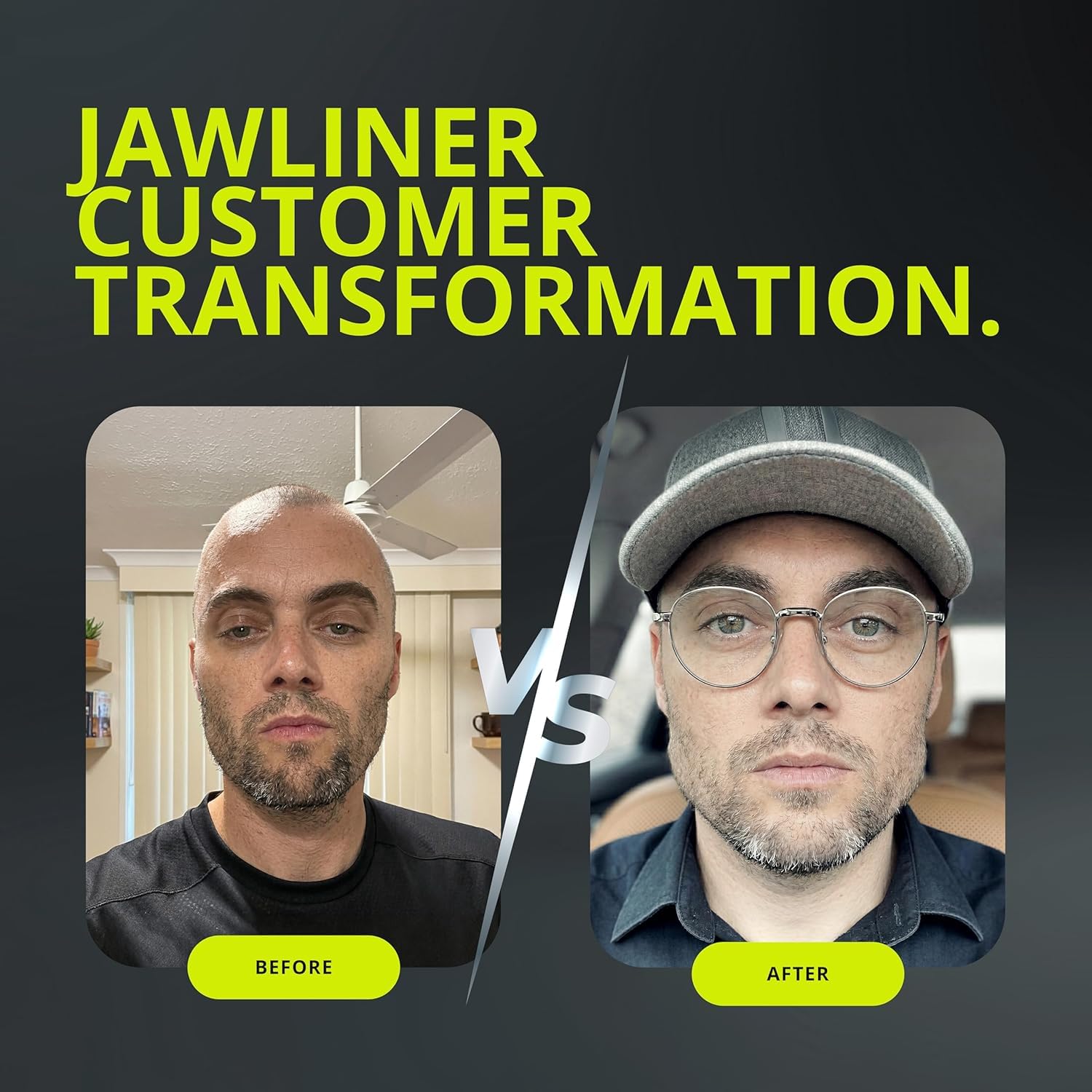JAWLINER Fitness Guma do żucia - Guma do żucia do miażdżenia (2 Miesięcy)