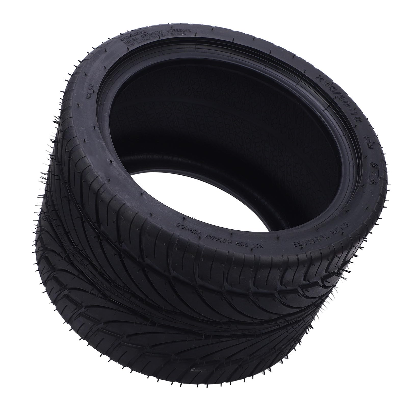 Tbest 10 Pouces 235/30 - Pneu ATV UTV Excellente Traction en Caoutchouc Multifonctionnel pour Go Kart Cart Tondeuse à Gazon (Pneu uniquement)