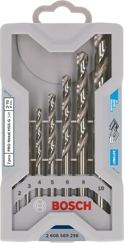 Bosch 7x Set di punte per metallo PRO Stainless Steel HSS-Co - 2
