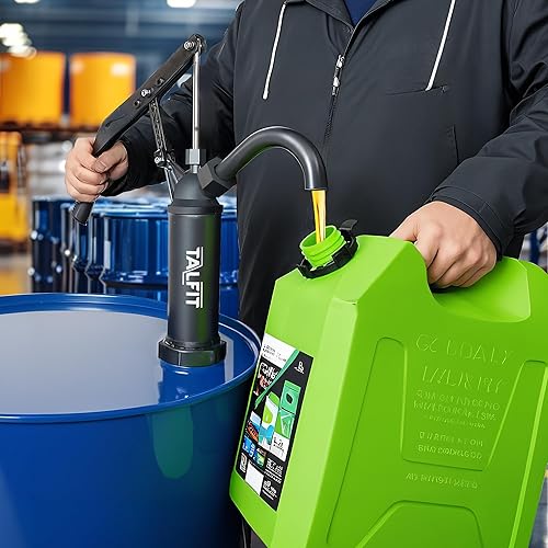 Miniatura 8 de Bomba de barril de acción de palanca, bomba de tambor de 55 galones, para combustibles, productos químicos, líquidos corrosivos, líquidos a base de