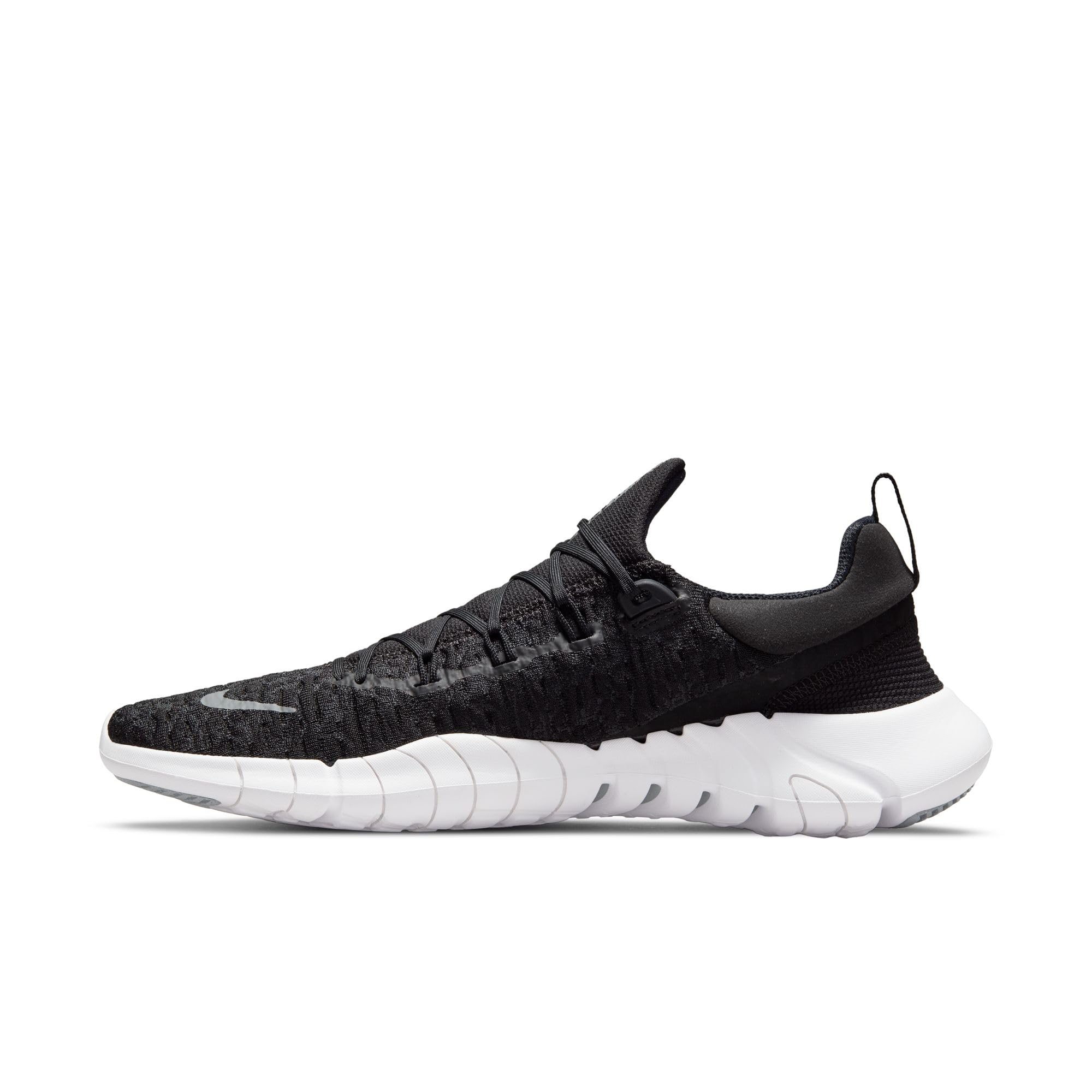 Nike Herren Free Run 5.0 Road Running Shoe, Black White Dk Smoke Grey, 42 EU