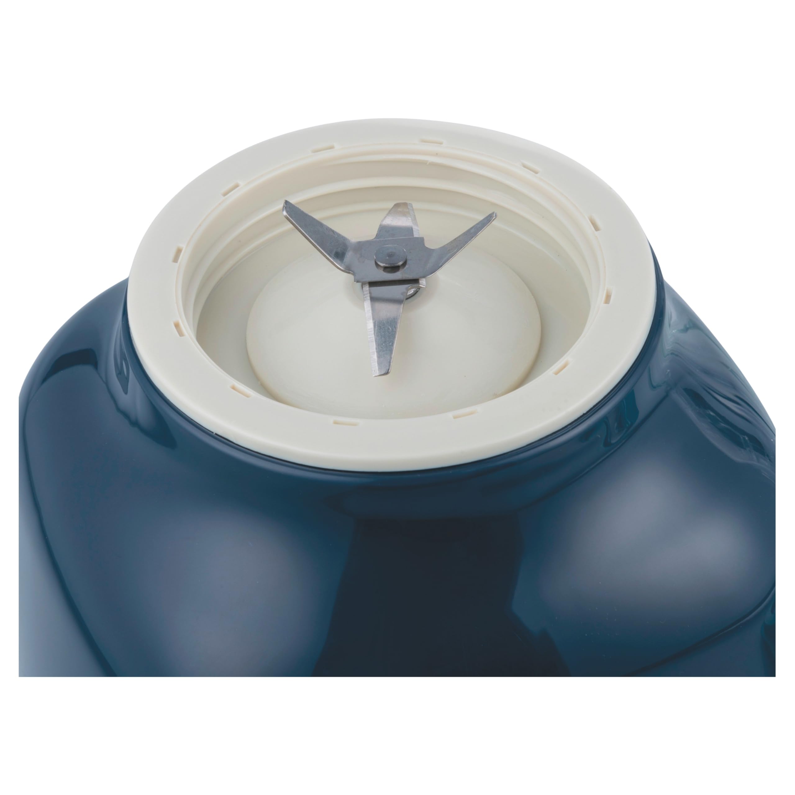 GALILEO Frullatore Elettrico Blu e Avorio, brocca Graduata in Vetro 1,5 L, Lame in Acciaio Inox, 2 velocità 500 W, Kooper
