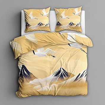 Universum Bettwäsche 140x200 2-tlg - Galaxy Motiv Mikrofaser Bettbezug Mit Kissen