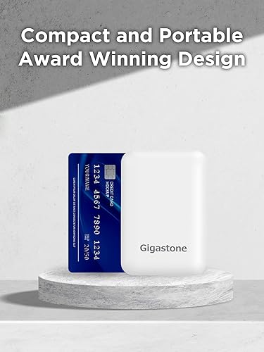 Miniatura 7 de Gigastone Cargador magnético inalámbrico portátil de 5000 mAh, batería magnética de entradasalida tipo C, carga rápida de hasta 3A15W para iPhone