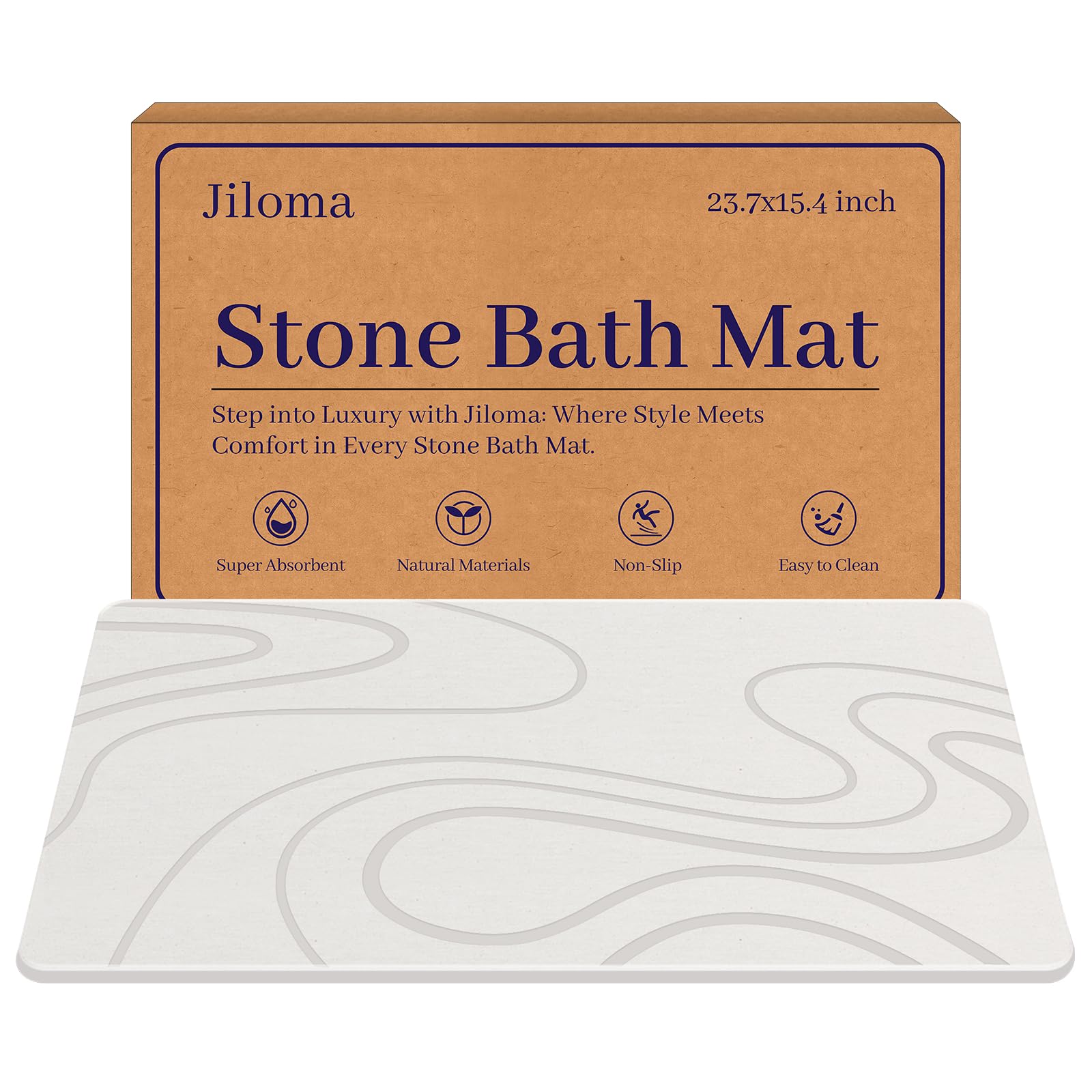 Stone Bath Mat Diatomite Stone