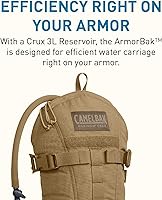 Vista 4 de CamelBak Armorbak - Paquete de hidratación táctica Mil Spec Crux Reservoir Coyote, 100 oz/3L