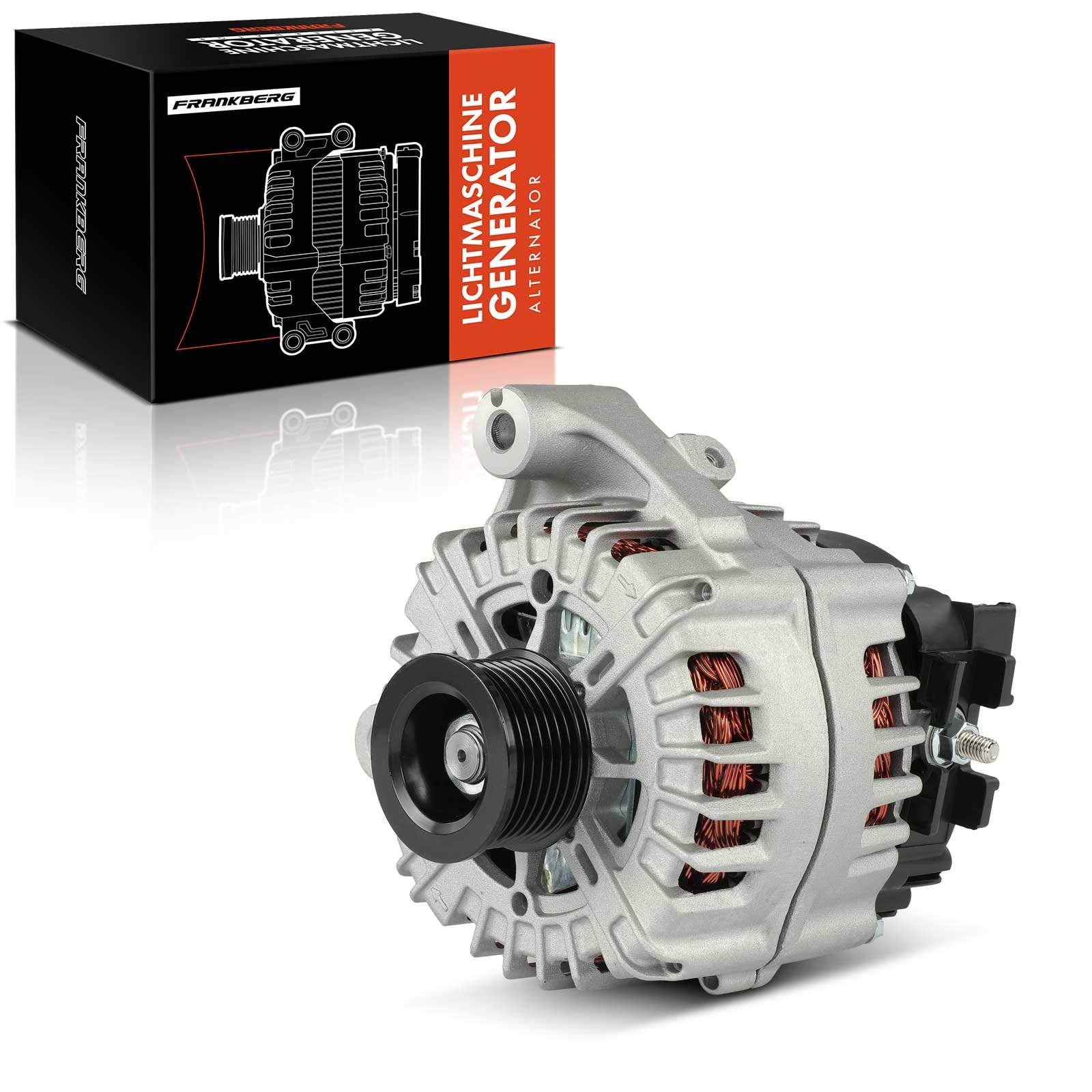 Frankberg Alternador con Polea de Rueda Libre Diesel Compatible con Serie 5 Touring F11 3.0L X5 E70 3.0L Serie 5 F10 3.0L X6 F16 F86 3.0L Serie 5 Gran Turismo F07 3.0L Replace# FG23S011
