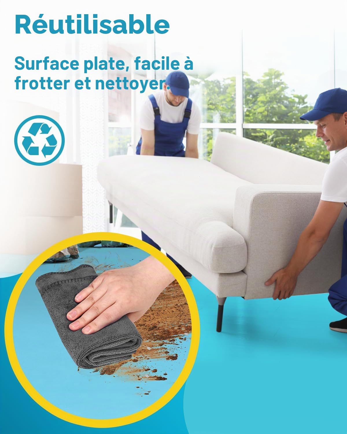 Film de protection de sol de haute qualité 30㎡ tapis de protection de sol