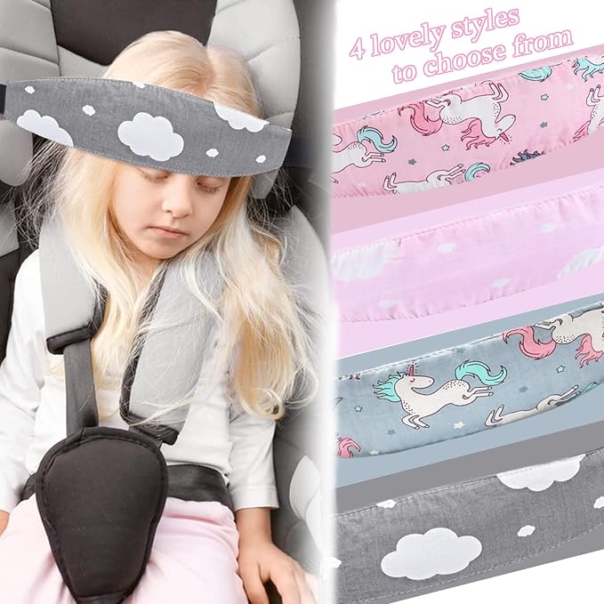 Soporte para Cabeza de Bebé para Coche, 4 Piezas miniatura 3