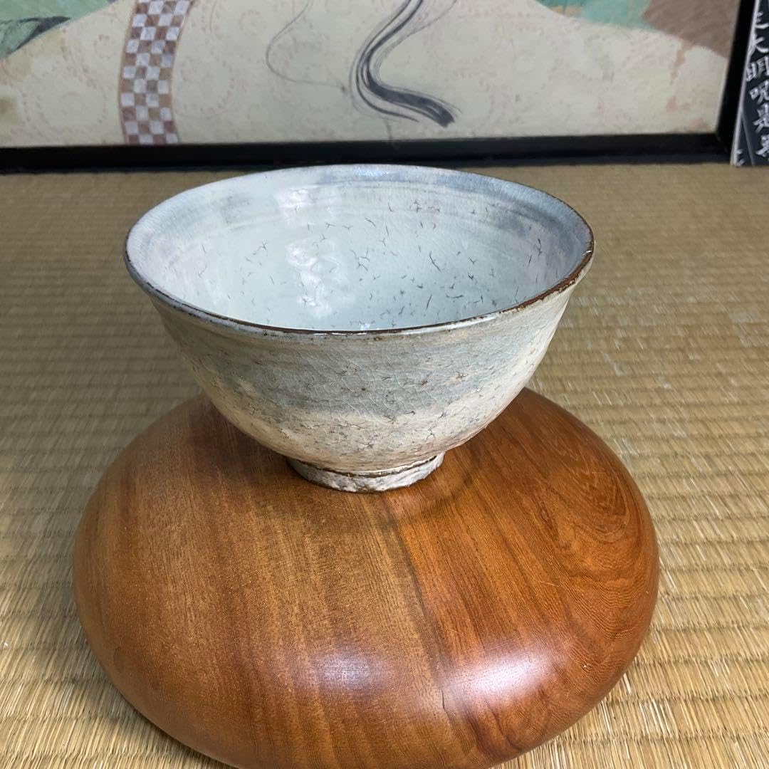 楽焼 佐々木松楽 黒楽茶碗 前大徳 佐藤朴堂 書付 銘 常盤 共布