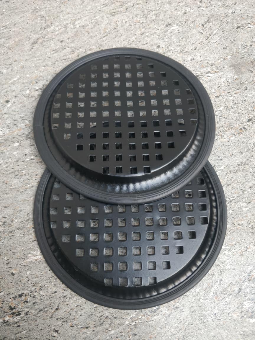 Premium Speaker Grill Covers, Black Metal Mesh, 8 Inch Round, Pack of 2, Universal Audio Protection Grid-picture-15