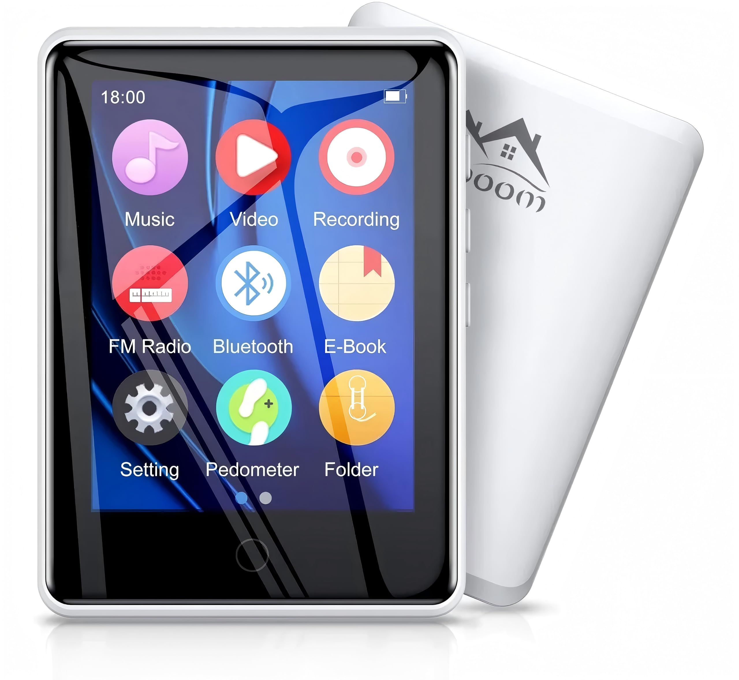 MP3 Player 32GB with Bluetooth 5 0 Upgraded 2 8 Full Touchscreen Mp4 Mp3 Player with Speaker Portable