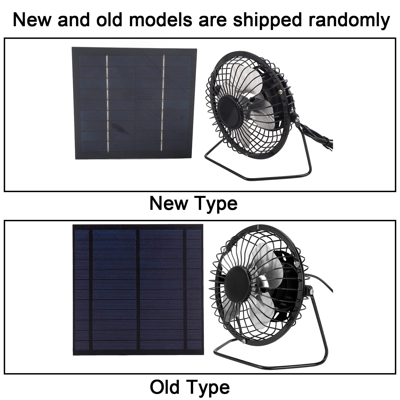 Panneau Solaire 5W Ventilateur de Refroidissement Portable pour Serre
