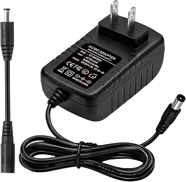 9V 2A Power Supply Adapter, Universal AC DC Adapter 100-240V to DC 9V 2A/1A Power Cord with 6FT Cable, Center Positive/Negative Polarity Converter, 5.5mm x 2.1mm Plug for Electronics