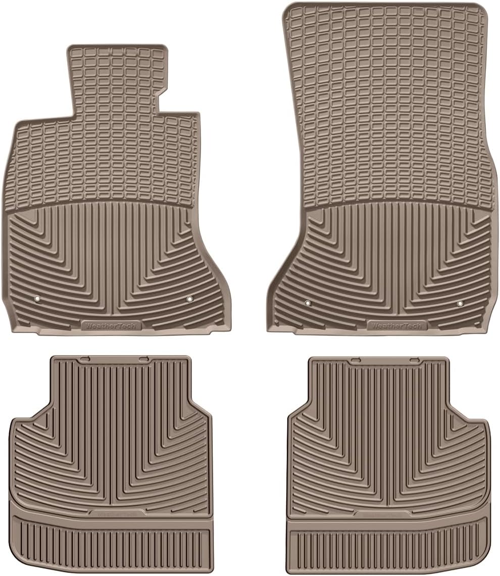 WeatherTech All-Weather Floor Mats for BMW 750Li, 760Li, 740Li - 1st & 2nd Row (W135-W314), Black