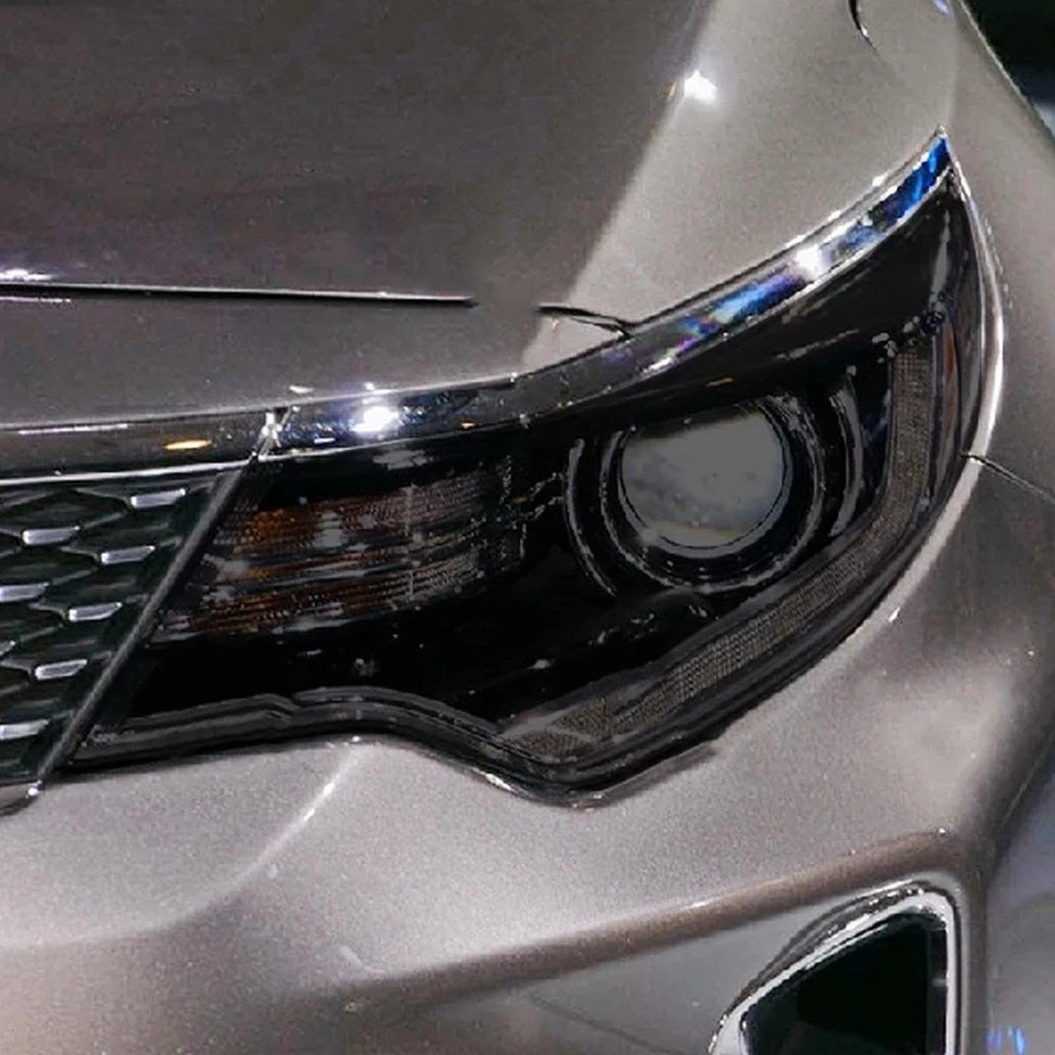 Film phare de voiture TPU Gerrit noir pour Kia Sportage Sorento Rio Optima