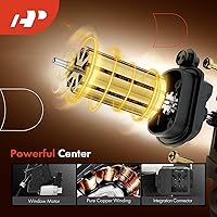 Vista 4 de A-Premium Elevalunas eléctrico con motor compatible con Mazda CX-7 2007-2012 Delantero izquierdo