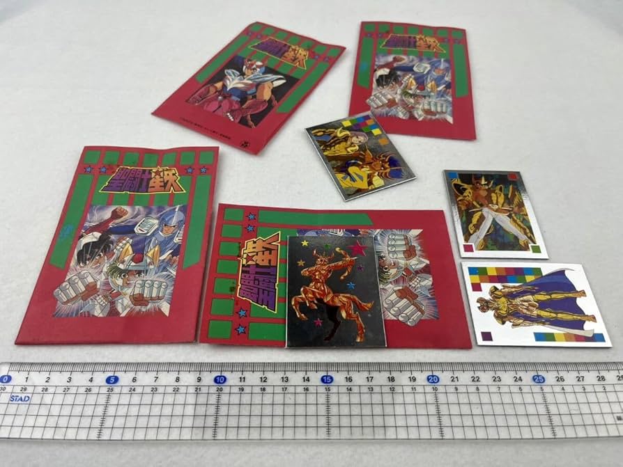 Amazon.co.jp: 昭和 レトロ 聖闘士星矢 マグネット シール 4個