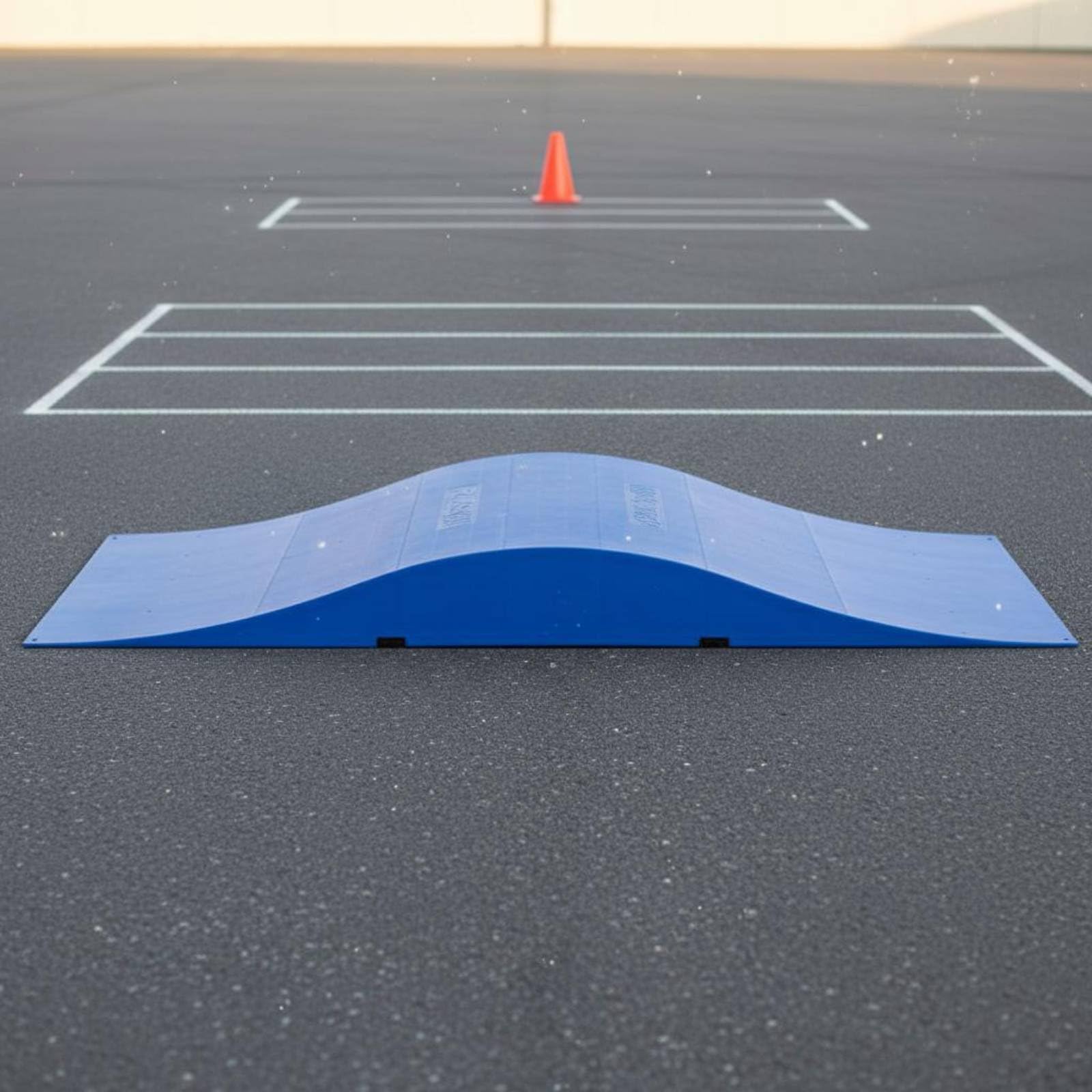 Tremplin Enfants Rampe Skateboard Vélo Patins Élément Courbe pour Précision et Confiance Surface Polie Montage sans Outil Segments Reliables Adapté