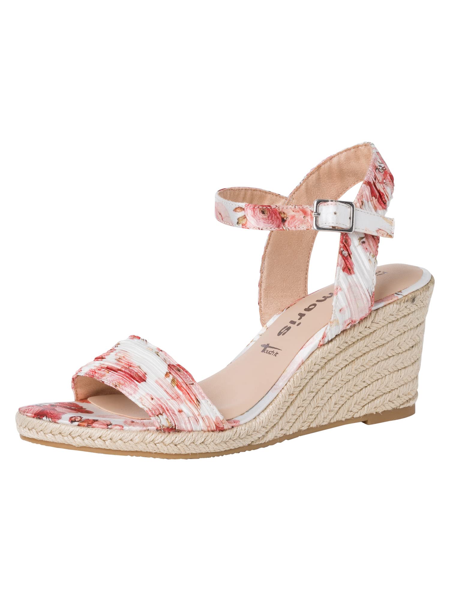 Tamaris Damen Damen 1-1-28360-28 588 37, Heeled Sandal, ROSE FLOW.PLEA,