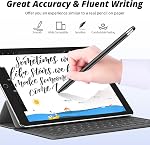 Rubber Tips for Stylus Pens (15 Pair, 0.2'' & 0.28'') Replacement nibs for Touch Screen Pen,Soft,No Scratches,Universal Stylus Ends