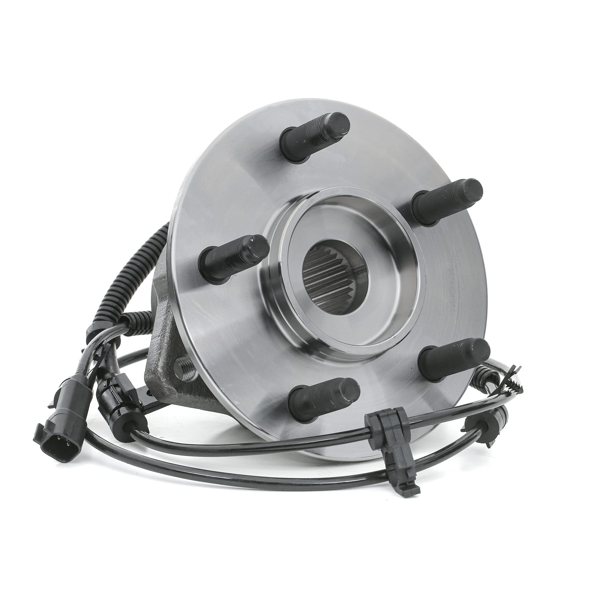 RIDEX 654W0607 Juego de cojinete de rueda Delantero Izquierda Delantero con sensor ABS Rodamiento integrado en buje de rueda con buje de rueda Compatible con JEEP CHEROKEE KJ