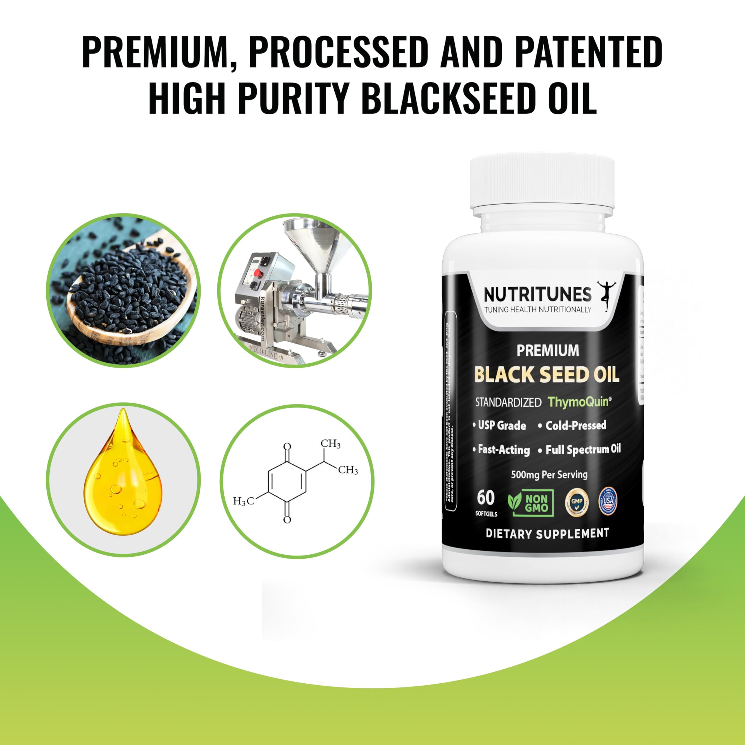Black Seed Oil ThymoQuin - 60 Softgels — Amazon image 9