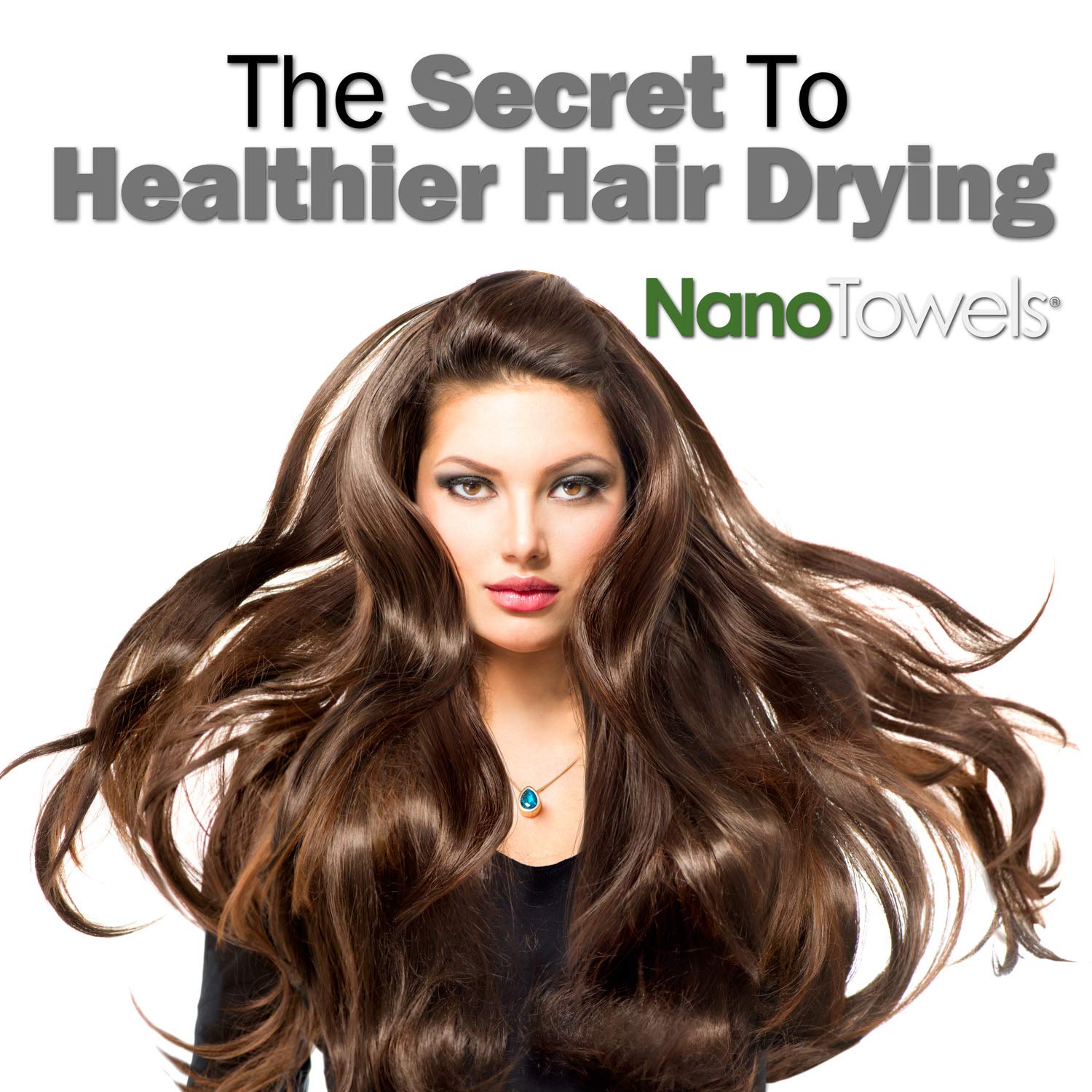 Nano Towels Hair Drying Wrap Twisty Towel Designed For Drying Fine