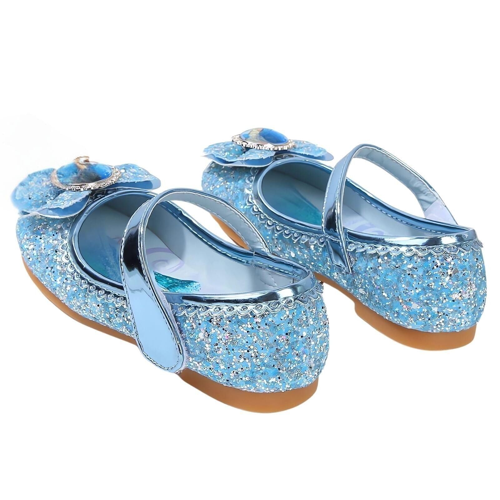Chaussures Princesse Elsa Filles Baskets Paillettes Enfants Costume Fête Cosplay Mariage
