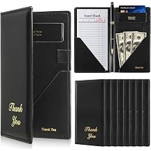 MYFULLY Check Presenters for Restaurants 9" x 5" 8 Pack | Premium Leather Bill Holder for Waiters, Waitresses, Ideal for Cafes, and Bars, Durable for Daily Restaurant Use