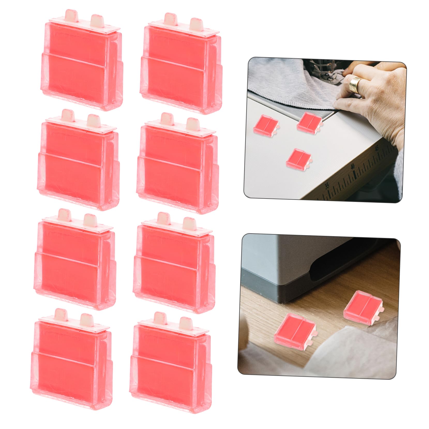 EXCEART 10pezzi Scatola Di Gessetti Da Sarto Polvere Da Cucito Rossa Accessori Per Cucito Pratici e Utili Per e Sartoria Gessetti Per Disegni Macchie