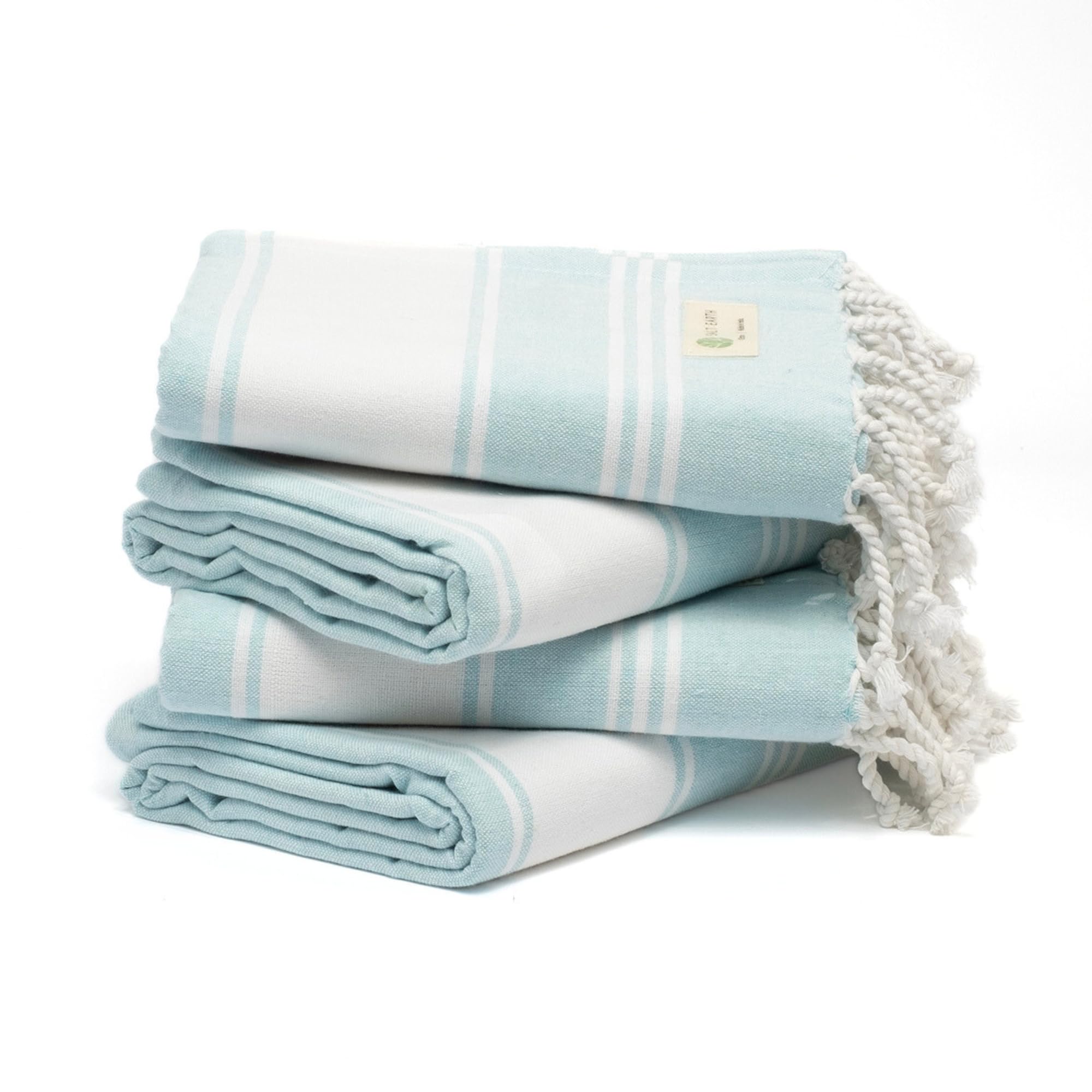 Salt Earth Cotton Turkish Beach Towel, Set of 4-36" X72" Large Bath Towels, Quick Dry Towel, Bathroom, Beach Essentials, Gym, Quick Dry for Shower,