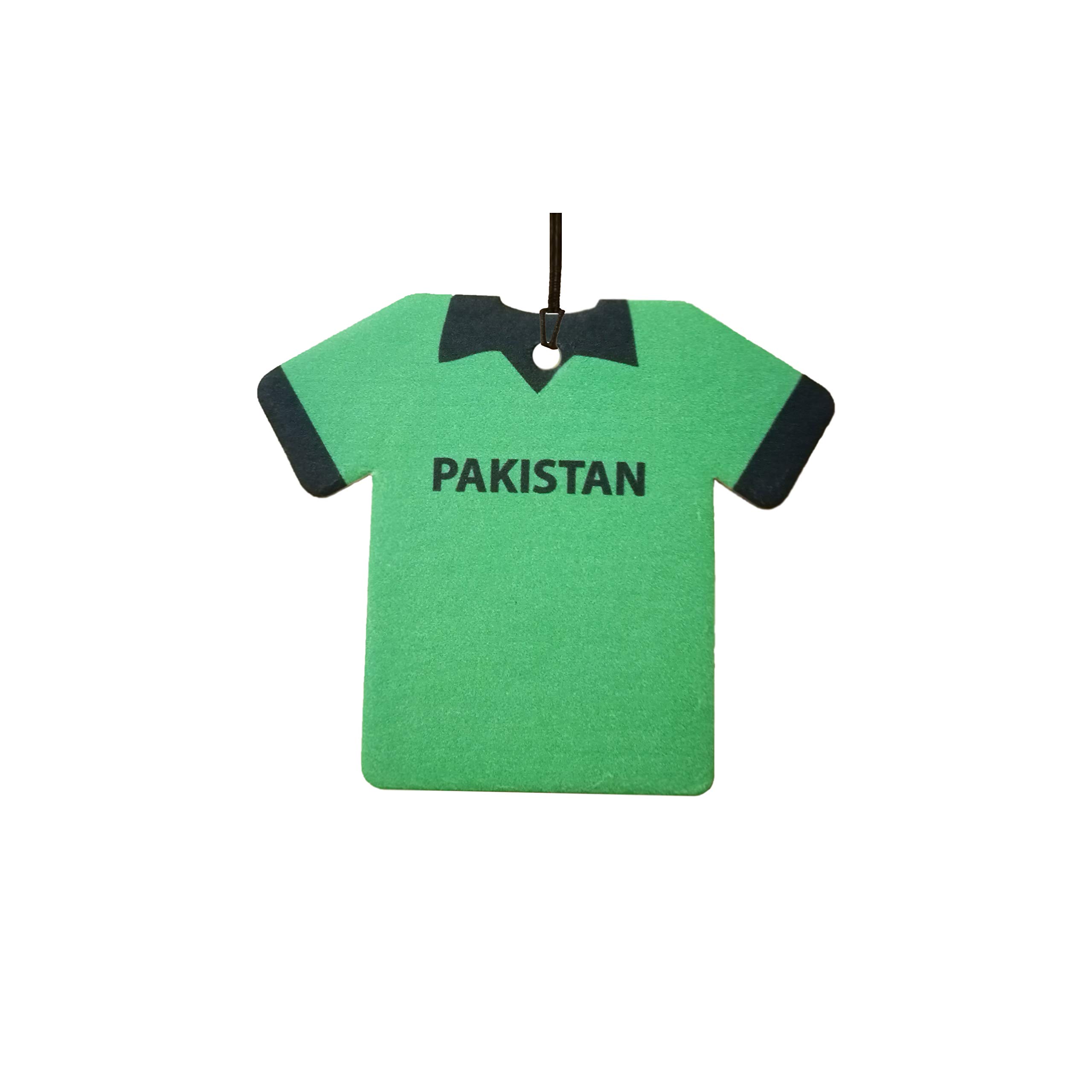 Personalized Pakistan Cricket Shirt Car Air Freshener (Custom Fun Birthday/Xmas Christmas Stocking Filler/Secret Santa/Novelty Scented Gift)