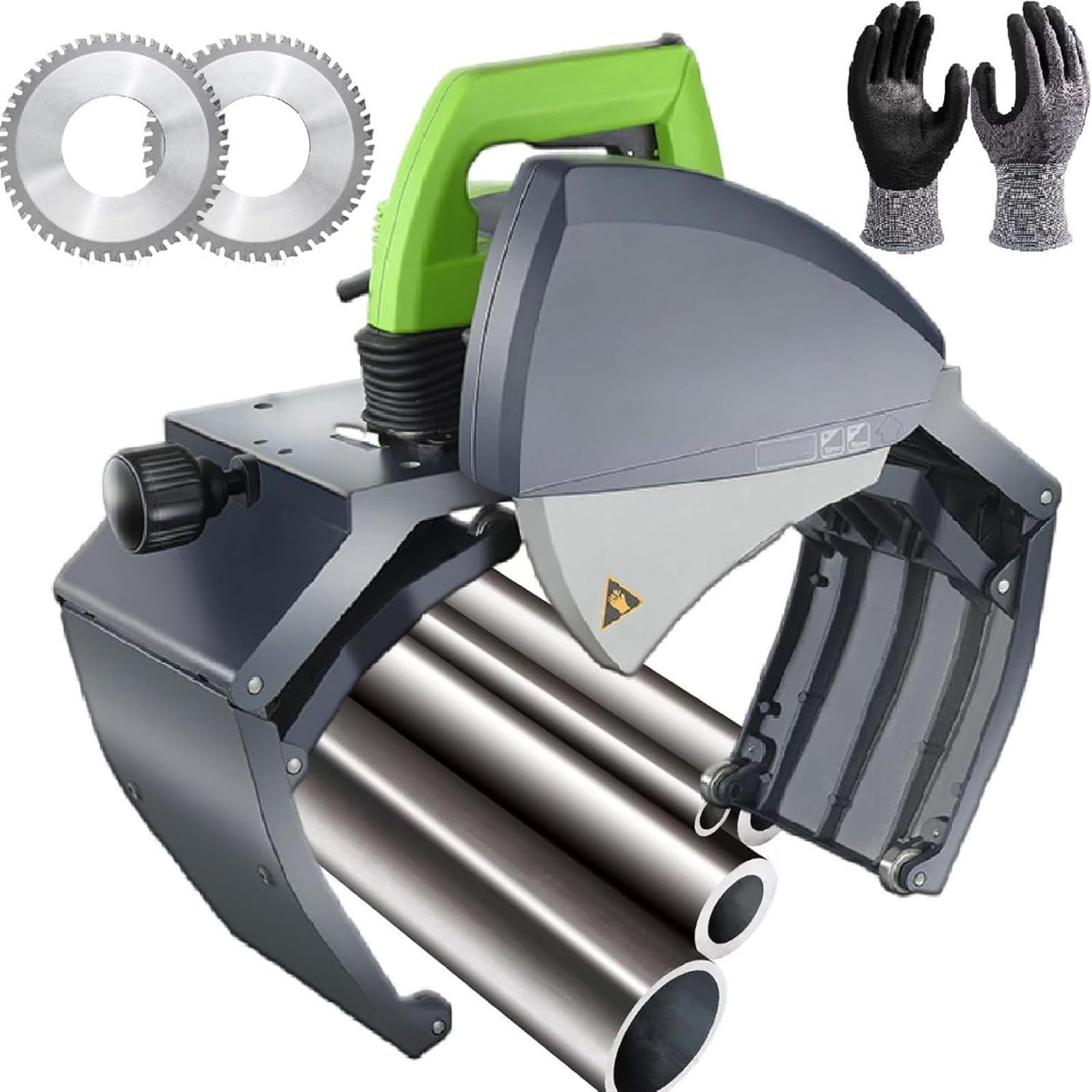 Cortador de tubos eléctrico automático con corte rápido preciso para tubos de plástico y metal de hasta 220 mm