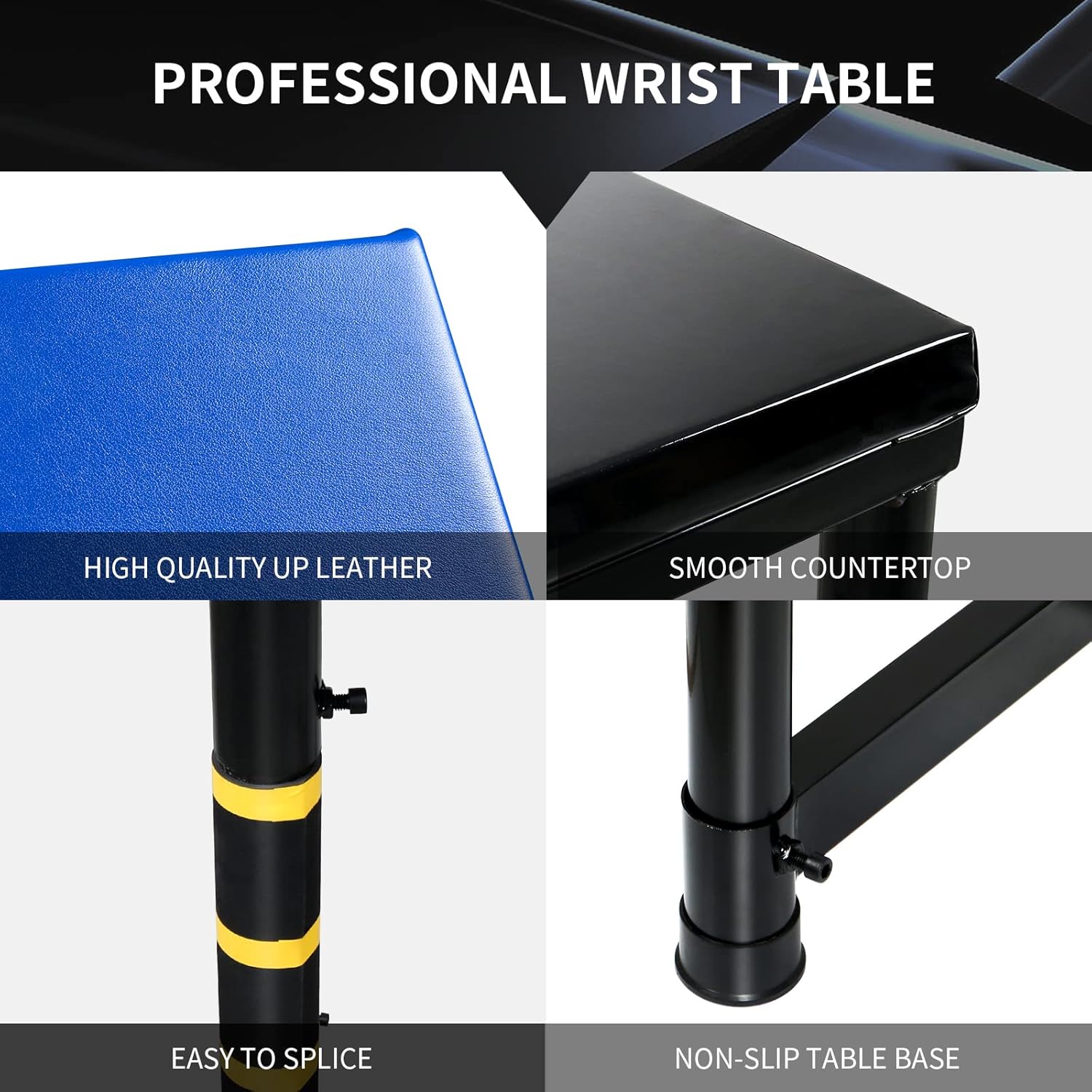 INNOLIFE Arm Fighting Competition Table，Professional Arm Wrestling Table, Standard Duo Training, Blue Red