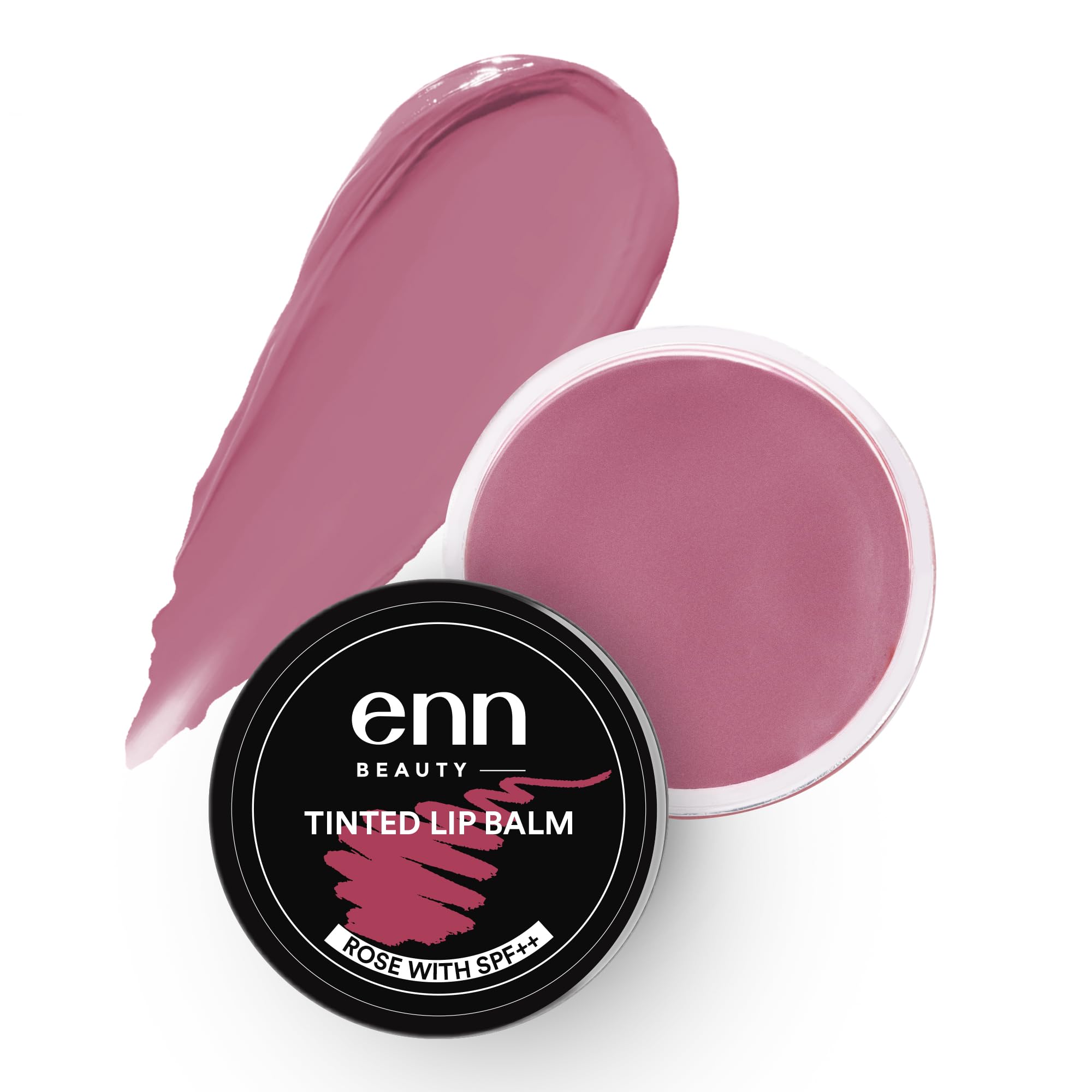 Enn Beauty Rose Tinted Lip Balm With SPF 10 PA+++ For Dark Lips, With Rose Extract, Shea Butter, Hyaluronic Acid for Dry & Chapped Lips - 7gm-image-26