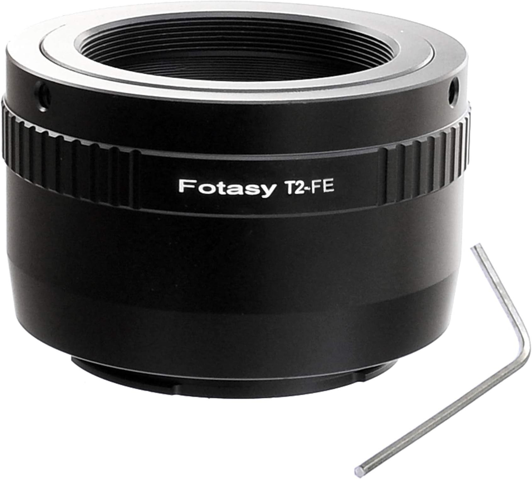 Fotasy T Mount Lens to Sony E-Mount Adapter, Compatible with T2 T Mount Telephoto Lens & Sony E-Mount Camera NEX-5T NEX-6 NEX-7 a3000 a3500 a5000 a5100 a6000 a6300 a6400 a6400 a6500 etc