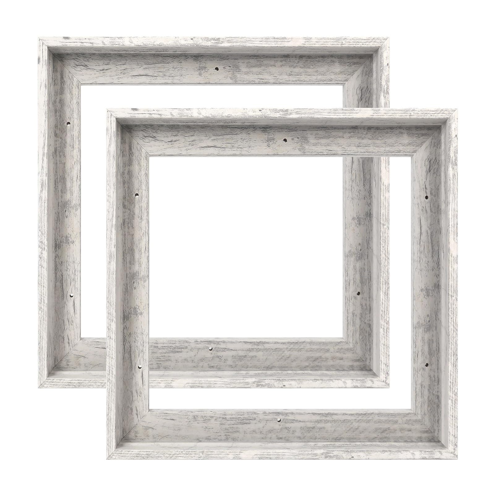 Farmhouse 8x8 Canvas Frame for Wall Art Painting,Distressed White