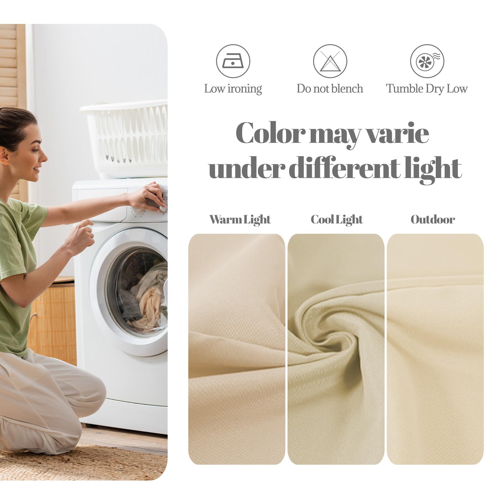 PLOYMONO Servilletas de poliéster Resistentes de Color Beige, 43 x 43 cm, servilletas de Tela Lavable sólida, Juego de 8 servilletas con Bordes con Dobladillo, Ideales para Bodas, Fiestas, Banquetes
