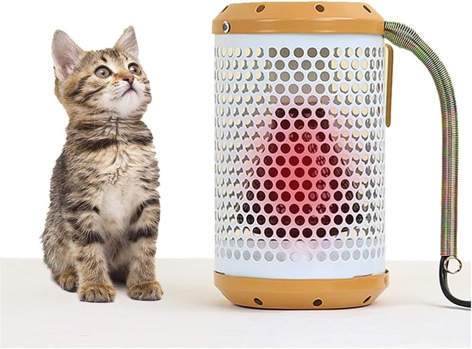 Lámpara calefactora for mascotas en invierno, emisor de calor cerámico con calentamiento a temperatura constante sin luz, bombilla de calor cerámica, adecuada for mascotas pequeñas como gatos y pájaro