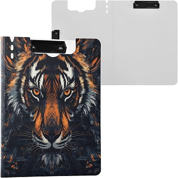 A4 Clipboards Folder Tiger Portrait Real Letter Size Clipboard Design Decorative Plastic Clipboards