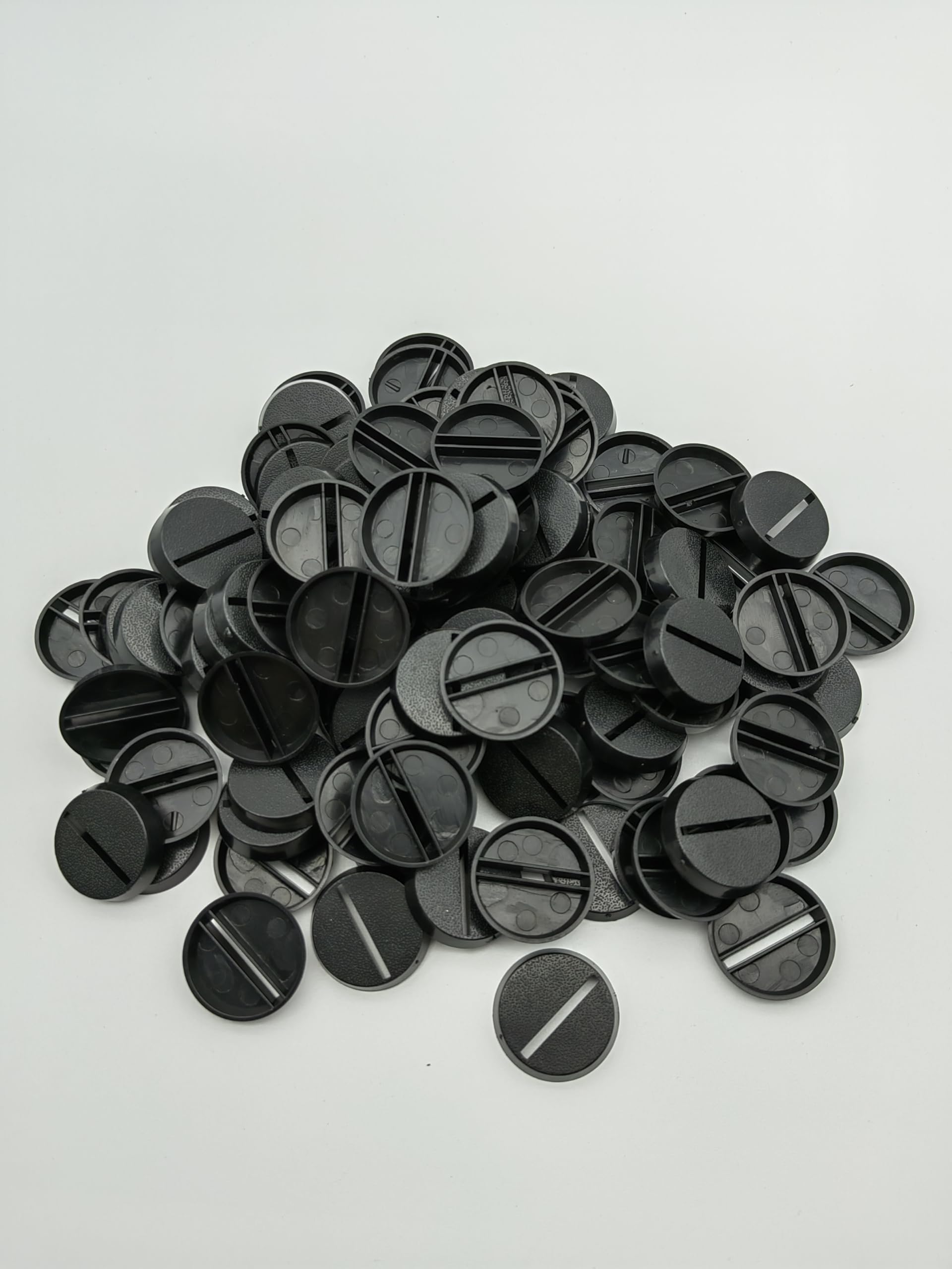 Lotto Di 60 Basette Rotonde Da 25 Mm Utilizzate Per Warhammer - Foto 4