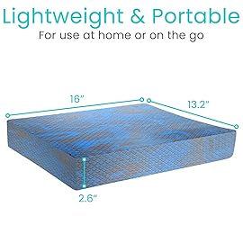 Vive Balance Pad - Foam Board Yoga Mat Block for Physical Therapy, Stability, Workout, Knee and Ankle Exercise - Equipment for Strength Training, Rehab - Large Floor Pad for Adults, Kids