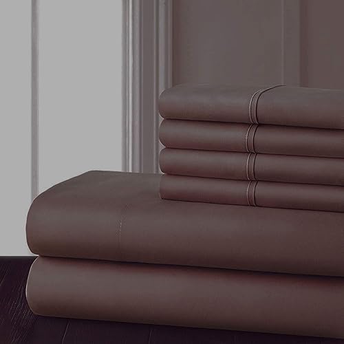 Sábanas orgánicas de bambú para cama tamaño Queen  Juego de sábanas de bambú 100% orgánico de 6 piezas, juego de sábanas de bambú tamaño Queen,