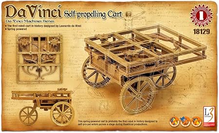 Amazon アカデミー レオナルド ダ ヴィンチ手稿 自走式貨車 プラモデル プラモデル 通販