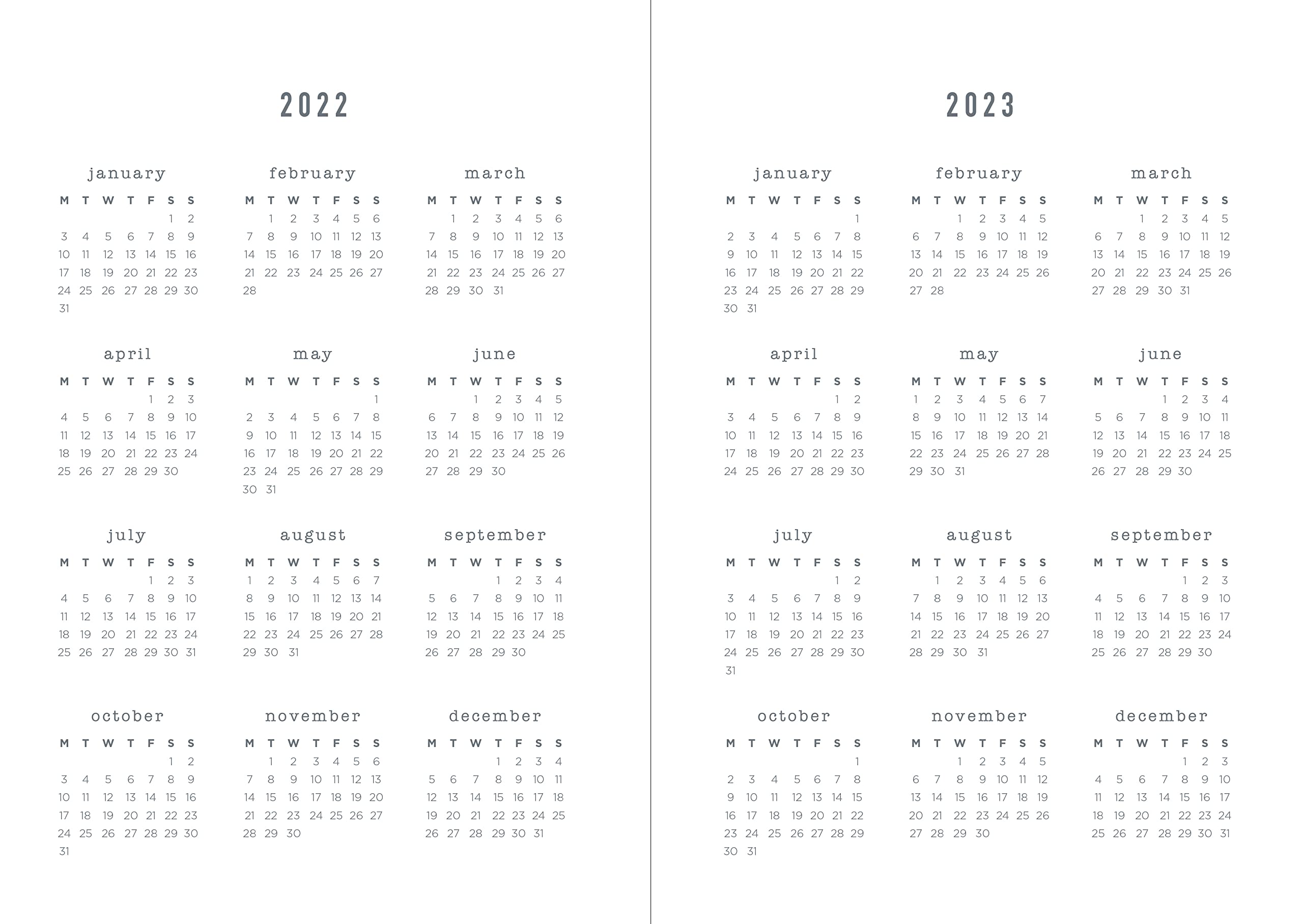 Letts Bloom A5 week to view 2023 diary - yellow - Image 3