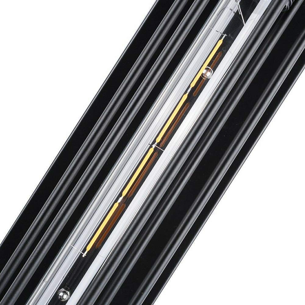 7W LED Lámparas de pared vintage retro Cafés pared Candelabro Tube de jaula Loft iluminación Blanco Cálido