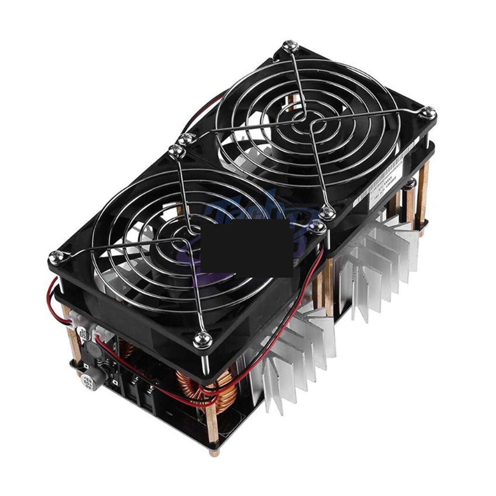 Machine de chauffage par Induction ZVS 1800W 2500W, Module de carte PCB, pilote Flyback, Interface de ventilateur de refroidissement + bobine Équipement de chauffage par induction haute(1800W)